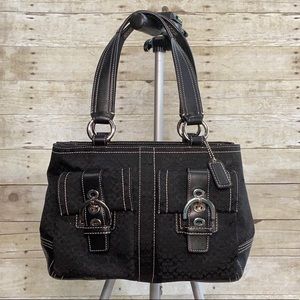 Coach Signature Monogram Tote